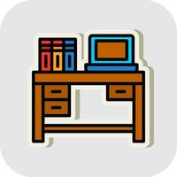 Work Place Vector Icon Design