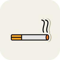 Cigarette Vector Icon Design