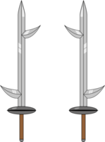 Vector illustration of a dagger, sword. png