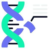 Gene Editing Technology Icon vector