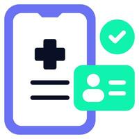 Medical App Icon vector