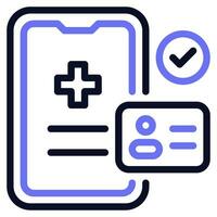 Medical App Icon vector