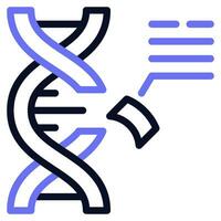 Gene Editing Technology Icon vector