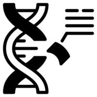 Gene Editing Technology Icon vector