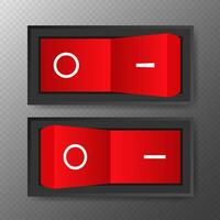 Switch, great design for any purposes. Web icon set. Realistic vector illustration.