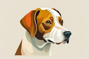 Cute and Adorable Vector illustration in flat style on solid color background. ai generative photo