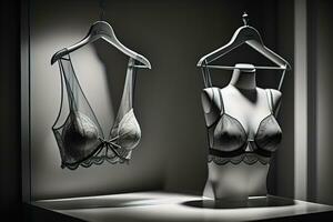 Sensual lingerie on a mannequin. ai generative photo