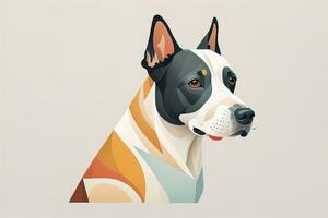 Cute and Adorable Vector illustration in flat style on solid color background. ai generative photo