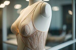 Sensual lingerie on a mannequin. ai generative photo