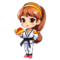 AI GENERATED - Anime Girl Sticker - The Princess 24525719 PNG