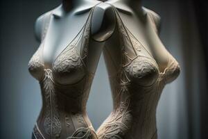 Sensual lingerie on a mannequin. ai generative photo