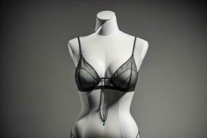 Sensual lingerie on a mannequin. ai generative photo