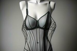 Sensual lingerie on a mannequin. ai generative photo