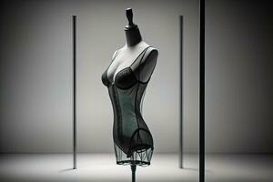 Sensual lingerie on a mannequin. ai generative photo