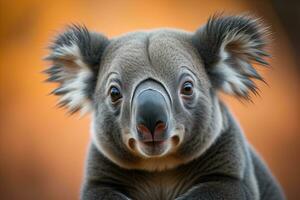 Koala in the natural environment, Close-up. ai generative photo
