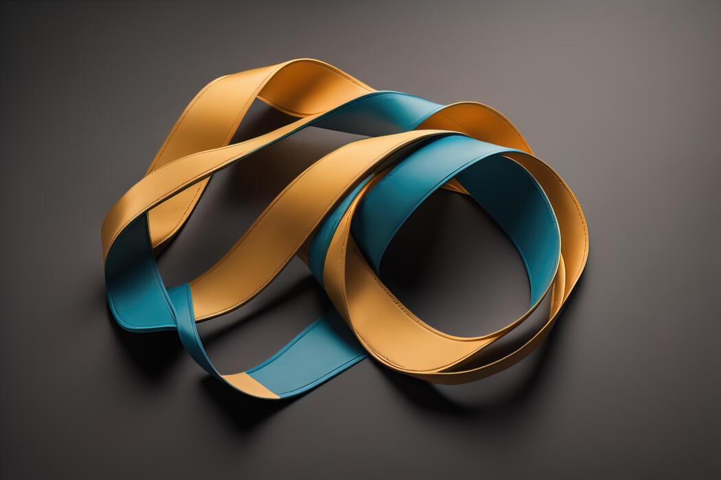 Blue And Yellow Ribbon Stock Photos, Images and Backgrounds for Free