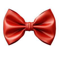 gift bow on a transparent background Png clipart AI Generated photo