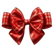 gift bow on a transparent background Png clipart AI Generated photo