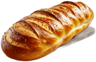 Freshly baked bread  AI Generated png