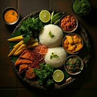 Brazilian food background photo