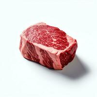 Detailed realistic food photography of wagyu beef photo