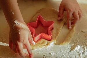 baking cookies with your child photo