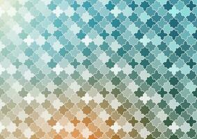 Jigsaw green gradient minimal geometric pattern puzzle background vector