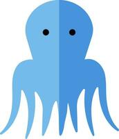 Character of a octopus. vector