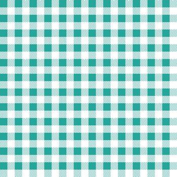 Green plaid pattern with herringbone pattern inside background. plaid pattern background. plaid background. Seamless pattern. for backdrop, decoration, gift wrapping, gingham tablecloth, blanket vector