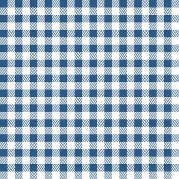 Navy blue plaid pattern with herringbone pattern inside background. plaid pattern background. plaid background. Seamless pattern. for backdrop, decoration, gift wrapping, gingham tablecloth, blanket vector