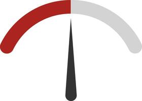 Gauge infographic element for Business. vector