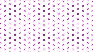 pink color rotating plus sign pattern background video