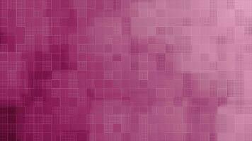 Magenta red square box pattern mosaic tile background, simple and elegant background video