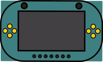 Game controller in flat style. vector