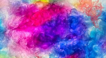 Colorful alcohol ink abstract background photo