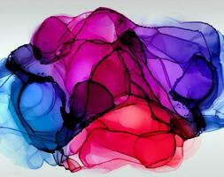 Colorful alcohol ink abstract background photo