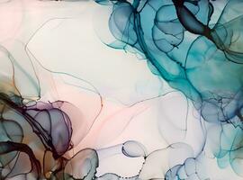 Colorful alcohol ink abstract background photo