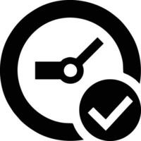 Clock icon symbol design image. Illustration of the alarm watch time isolated vector image. EPS 10