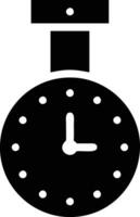 Clock icon symbol design image. Illustration of the alarm watch time isolated vector image. EPS 10