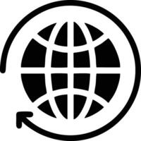 Globe planet earth icon symbol vector image