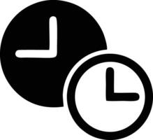 Clock icon symbol design image. Illustration of the alarm watch time isolated vector image. EPS 10