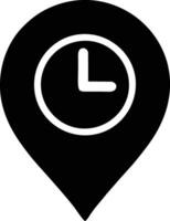 Clock icon symbol design image. Illustration of the alarm watch time isolated vector image. EPS 10