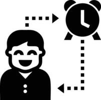 Clock icon symbol design image. Illustration of the alarm watch time isolated vector image. EPS 10