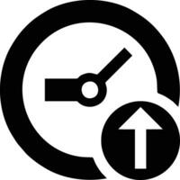 Clock icon symbol design image. Illustration of the alarm watch time isolated vector image. EPS 10