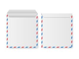 Airmail Envelope Border - Vector Illustration.