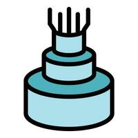 Fast fiber net icon vector flat