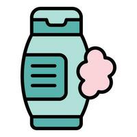 Conditioner bottle icon vector flat