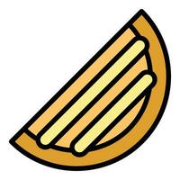 Bakery food icon vector flat