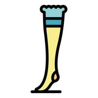 Stockings icon vector flat