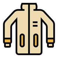 Sport jacket icon vector flat